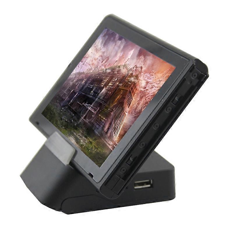 TOPWOLF HS-SW234 For Nintendo Switch/Switch Lite Projection Base USB Hub Charging Dock (1st Gen)