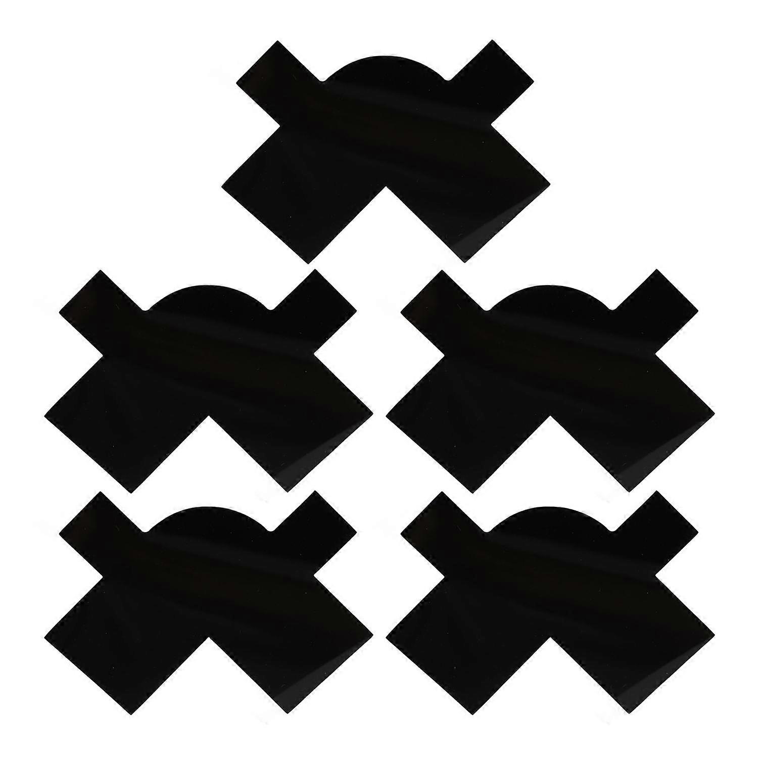 5pcs Hairline Enhancement Card Multipurpose Easy to Use Portable Barber Styling Design Card for Home