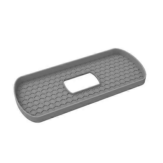 Toilet Tank Topper Tray Multi-functional Hollow Anti-slip Silicone Large Quick Drain Vanity Storage Organizer Holder Bathroom Supplies