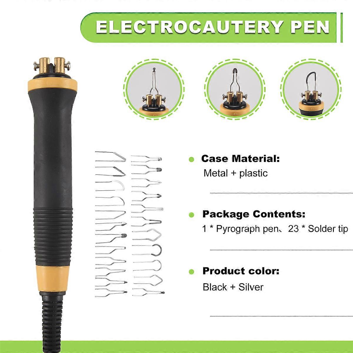 1/Pcs Electrocautery Pen Machine for Gourd,Plank,Leather,Bark