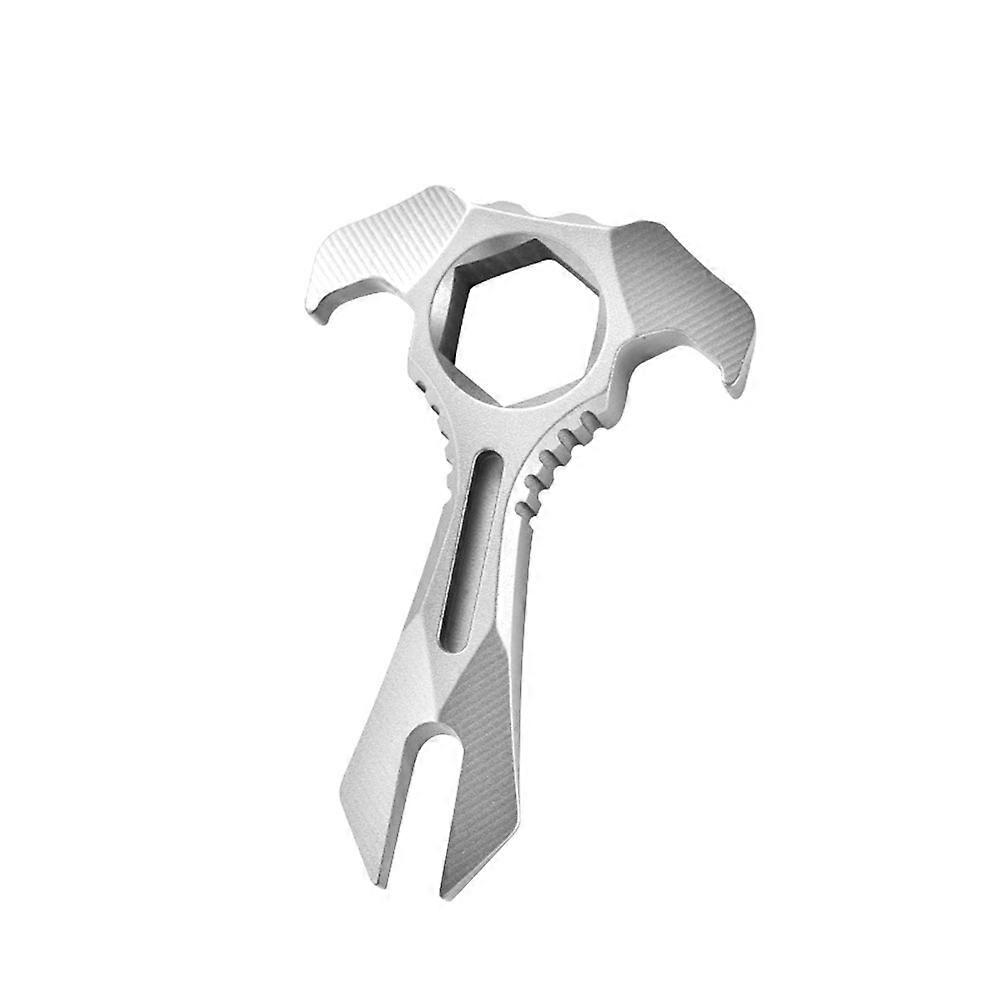 Wrench TC4 Crowbar Keychain Open Delivery Gadget Self Sandblast