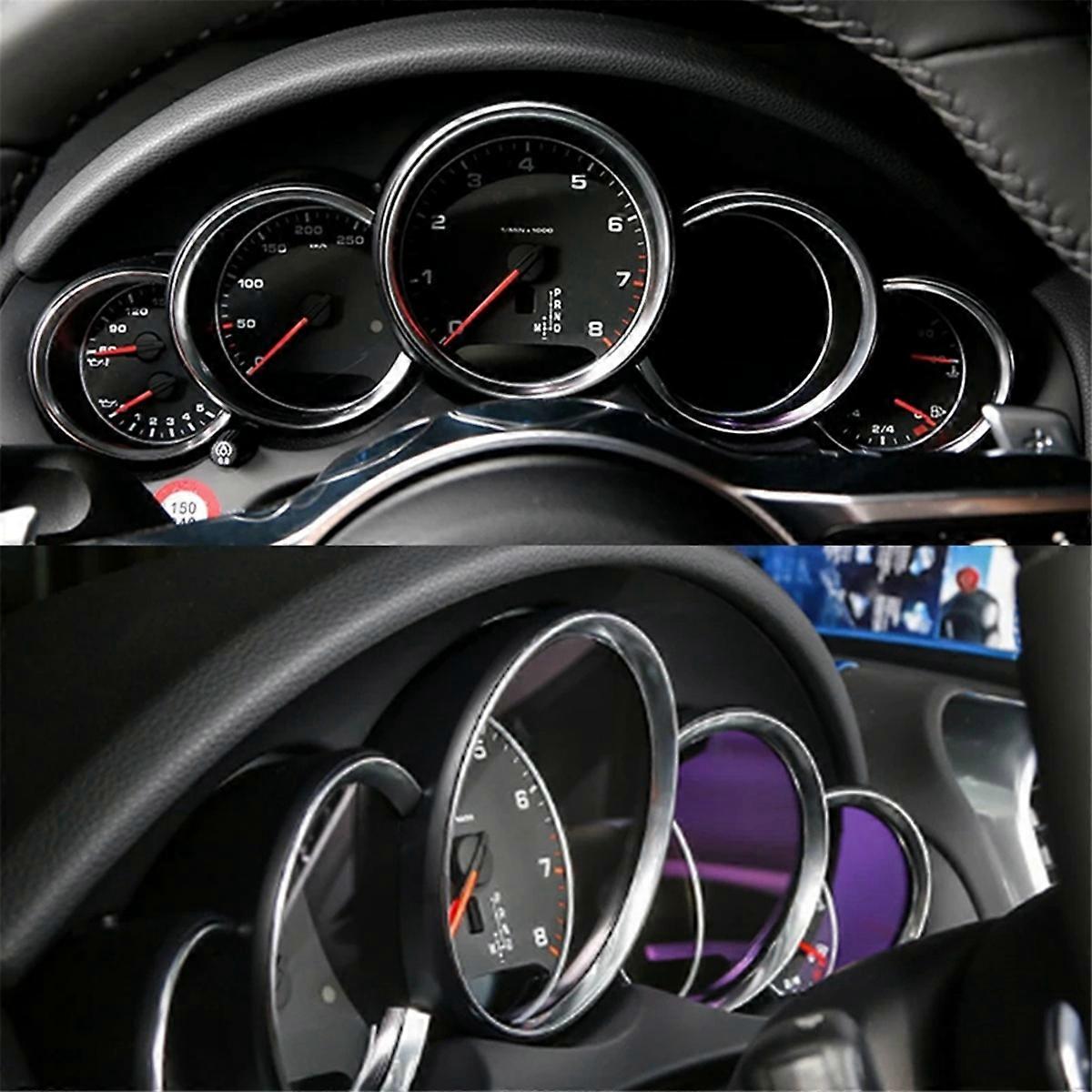 ABS Dashboard Decorative Ring Cover for ,Carbon Fiber Pattern