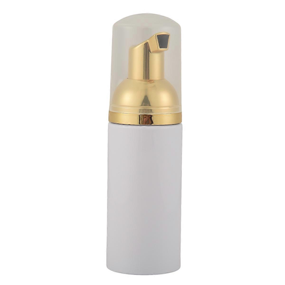 50ML/1.7Oz Foam Bottle with Gold Pump, 6Pcs, for Soap, Gold+White