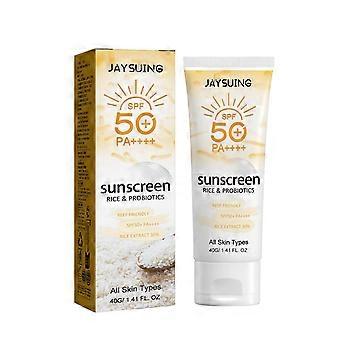 Reis Probiotika Sonnenschutz für das Gesicht Spf 50, sanfter Sonnenschutz für Gesicht und Körper, Sun Skin Protector Feuchtigkeitscreme, Korean Rice Skin Care Sun Protector Crea