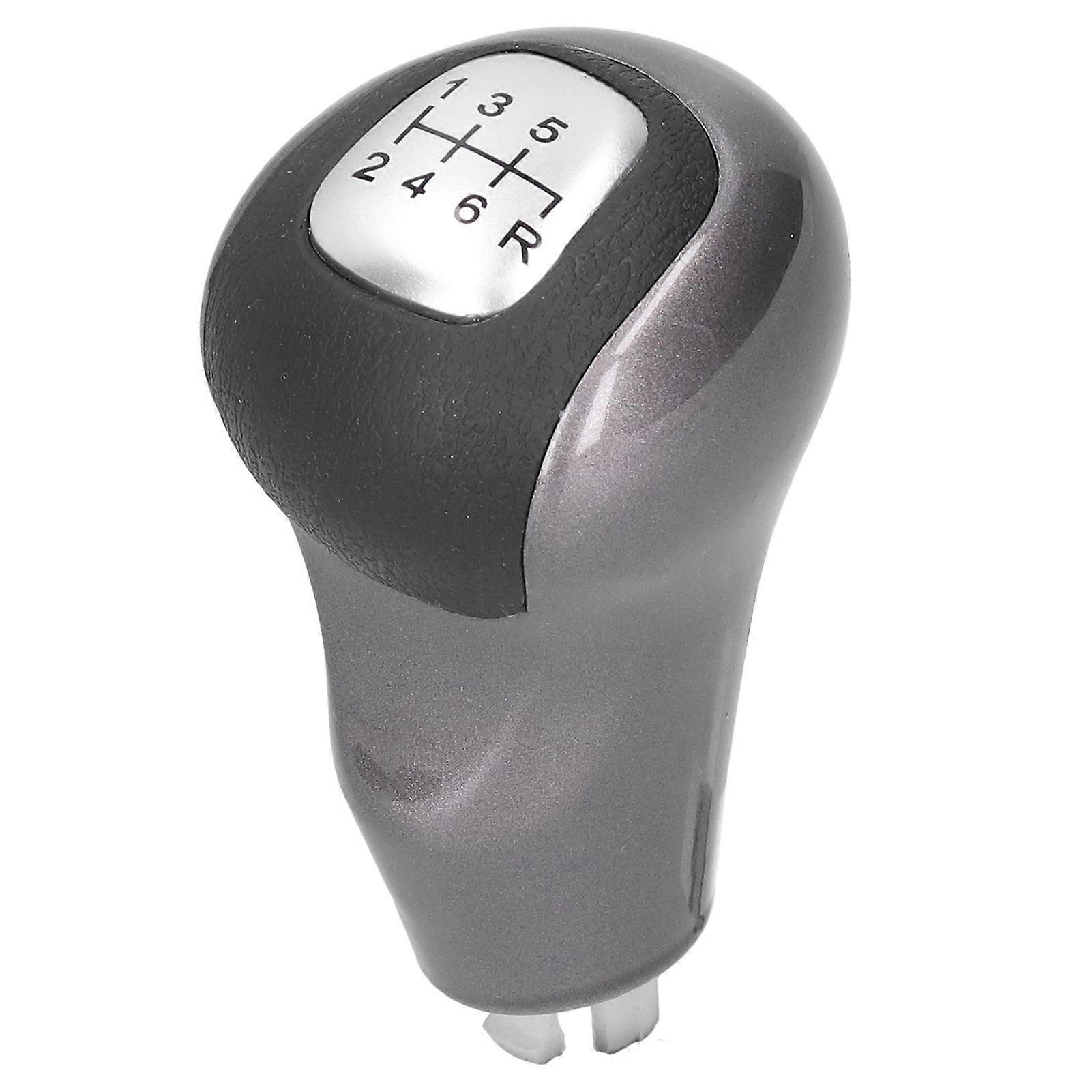 Gear Shifter Knob, 6 Speed Car Gear Shift Knob Car Gear Shift Knob Stick Ball Head(Silver)