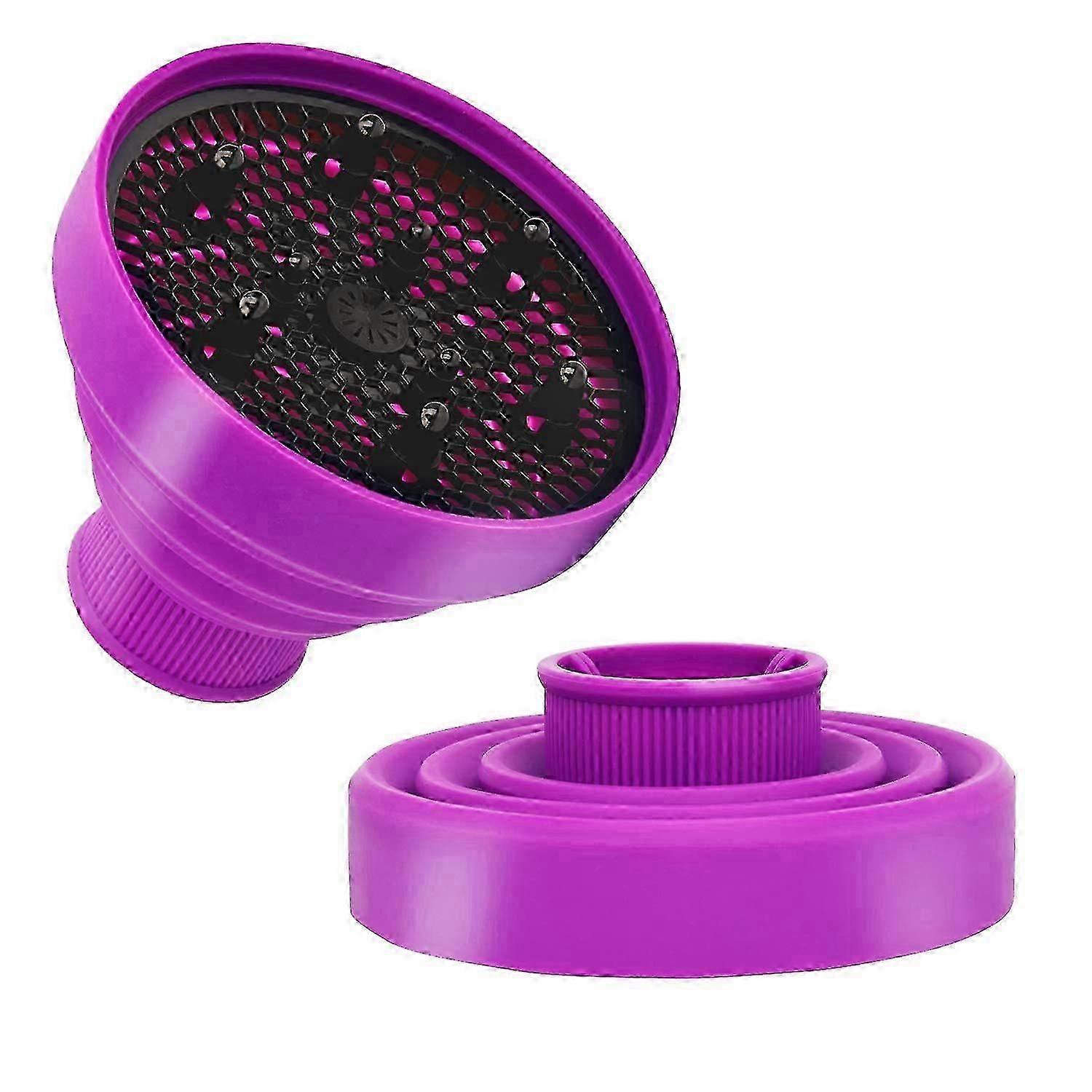 Universal Collapsible Hair Dryer Diffuser Attachment- Salon Grade tool,Lightweight Foldable Portable Travel Folding