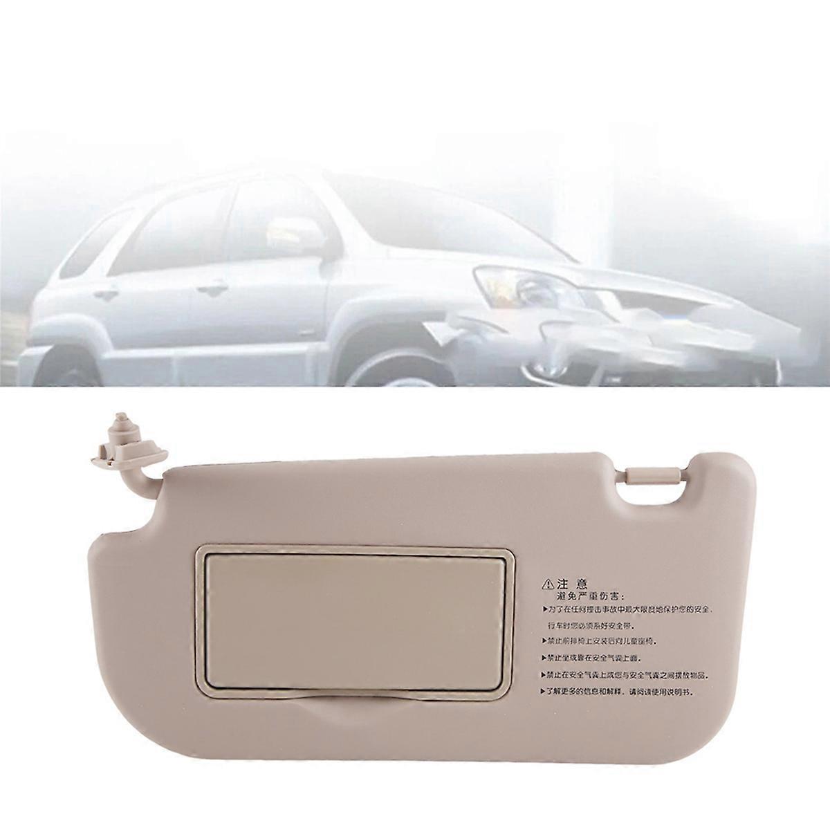 For 2004-2010 Front Sun Visor Light Baffle Cosmetic Mirror