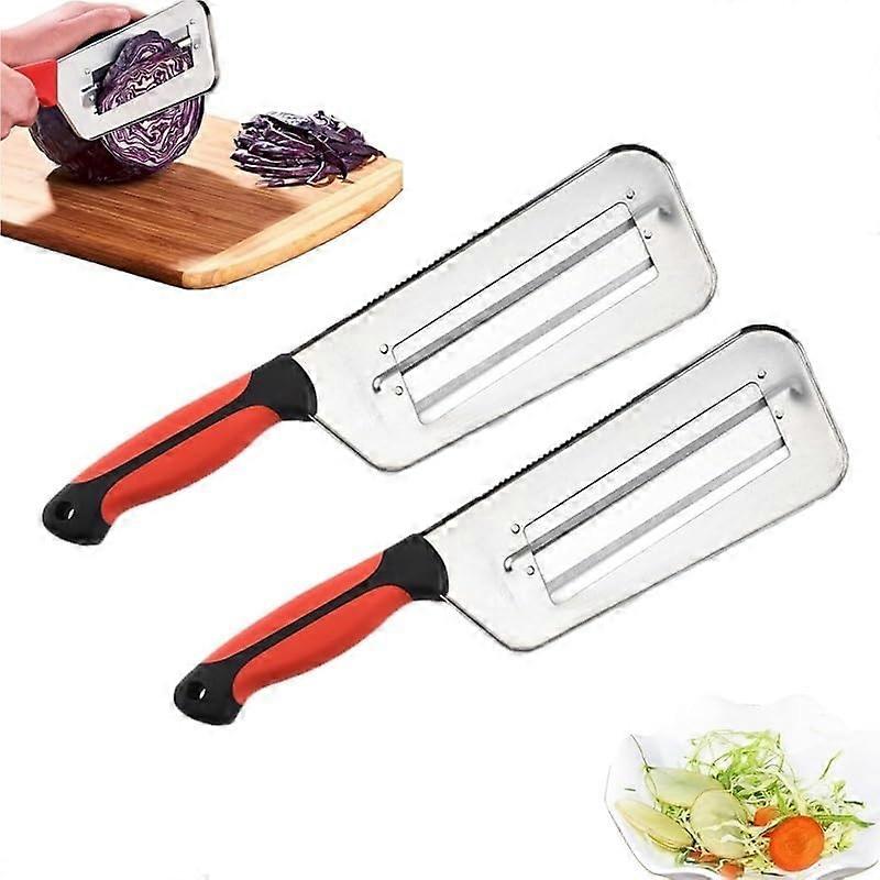 2 Pieces Multifunctional Vegetable Cutter for Cabbage Shredder and Fruit Peeling