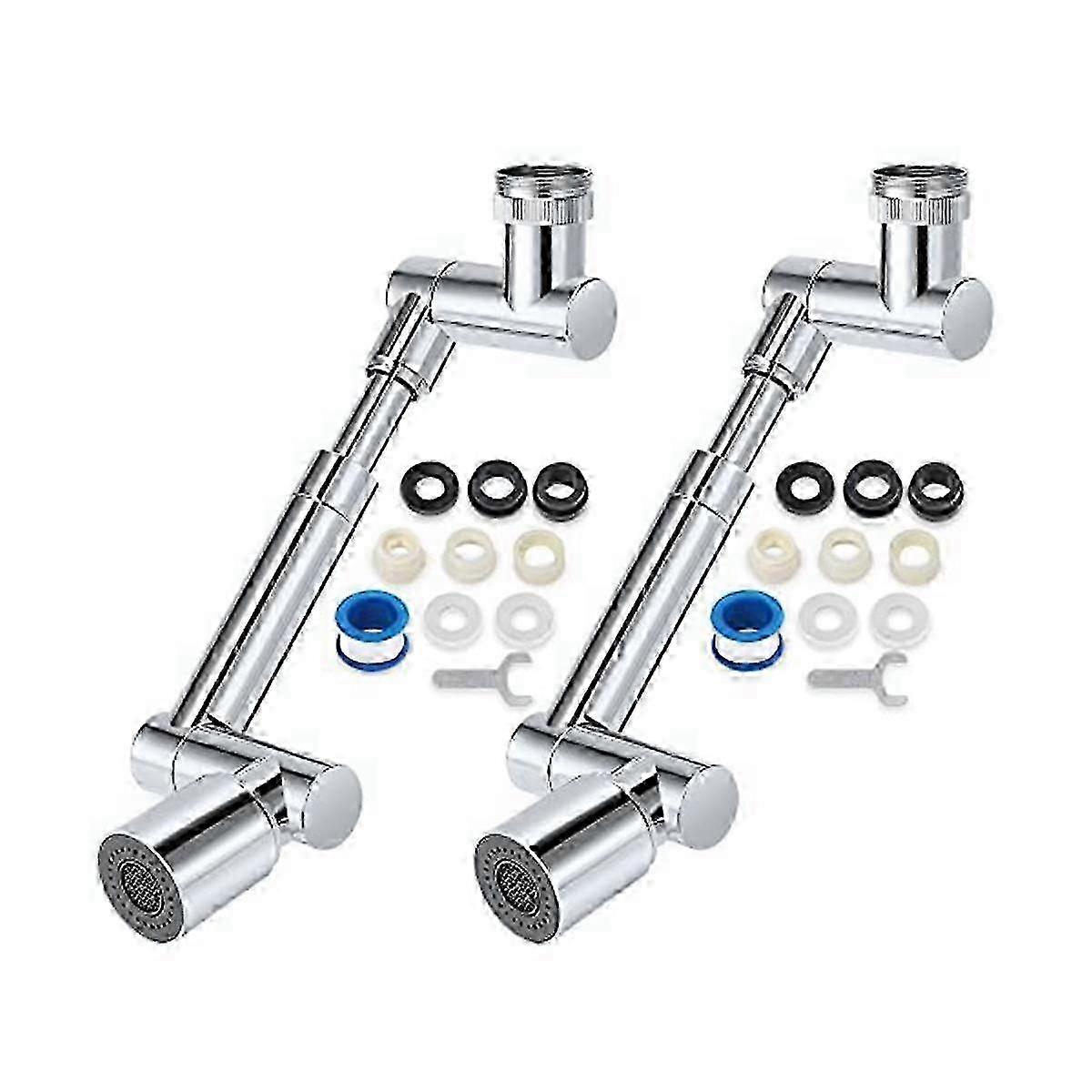 2 Pieces Faucet Extender, Universal 360+1080 Rotating Faucet Extender, 2 Spray Patterns 1080 Degr Edition a