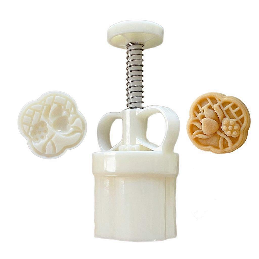 unbrand 63g Mooncake Mold Versatile Mooncake Baking Tools Safe Plastic Material
