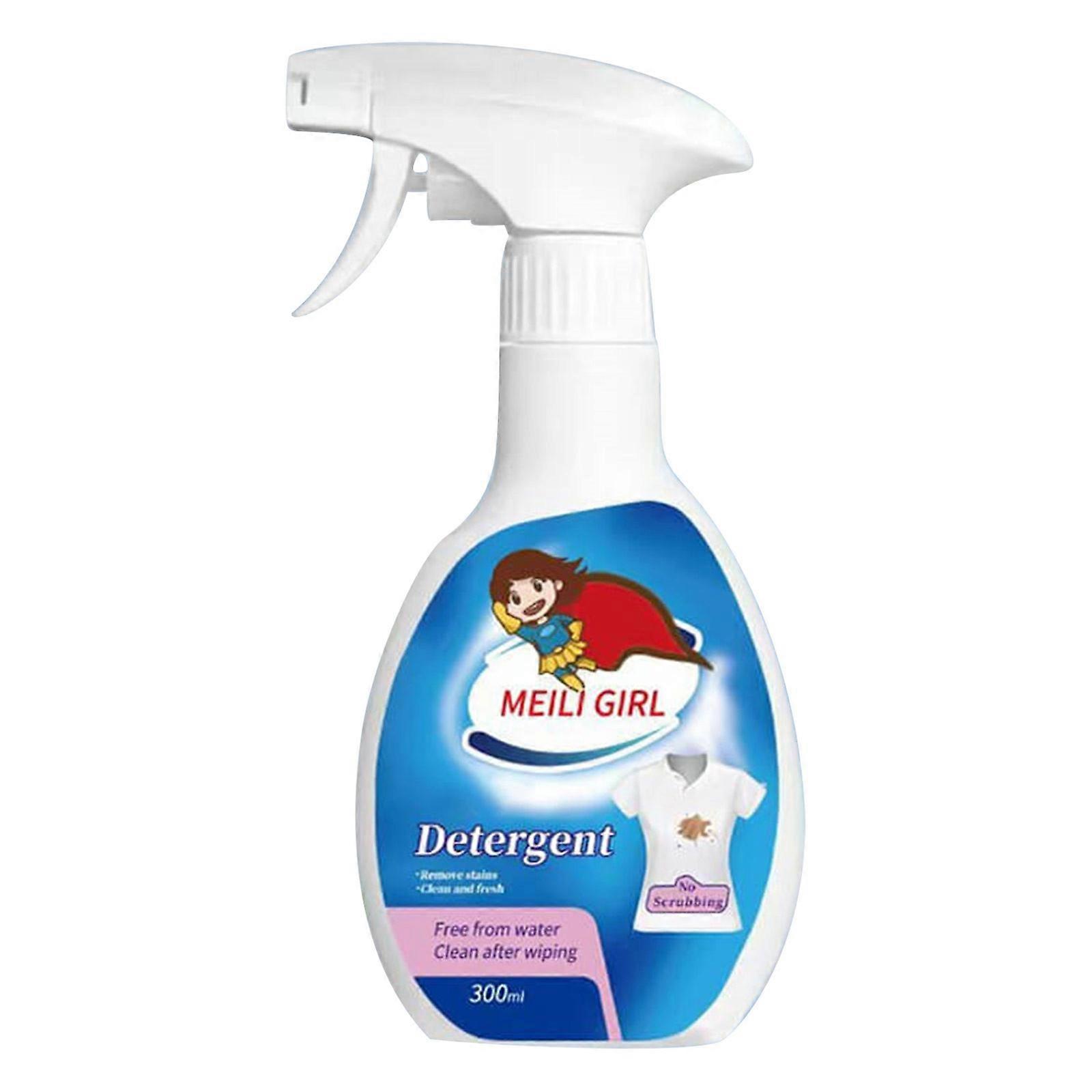 Spray Of Active Oxygen Stain Remover To Stains, Oil Stains, And Laundry Detergent Anti-Static Dust Repellent