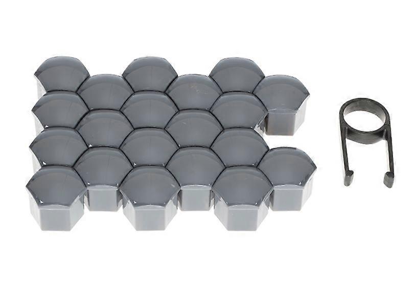 Schraubverschlüsse 19 mm, graphit, 20 Stk.