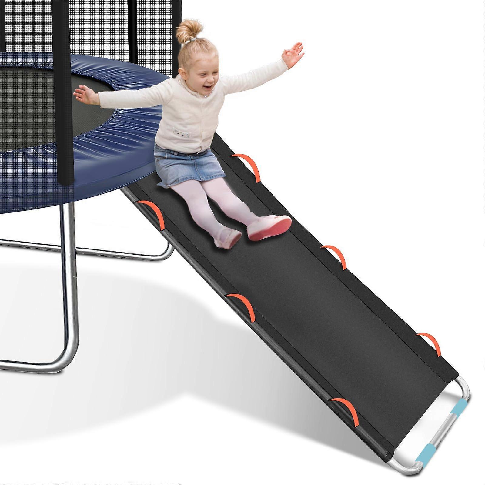 Trampoline Slide, Universal Ladder for Kids Climb Up & Slide Down, Outdoor Attachment