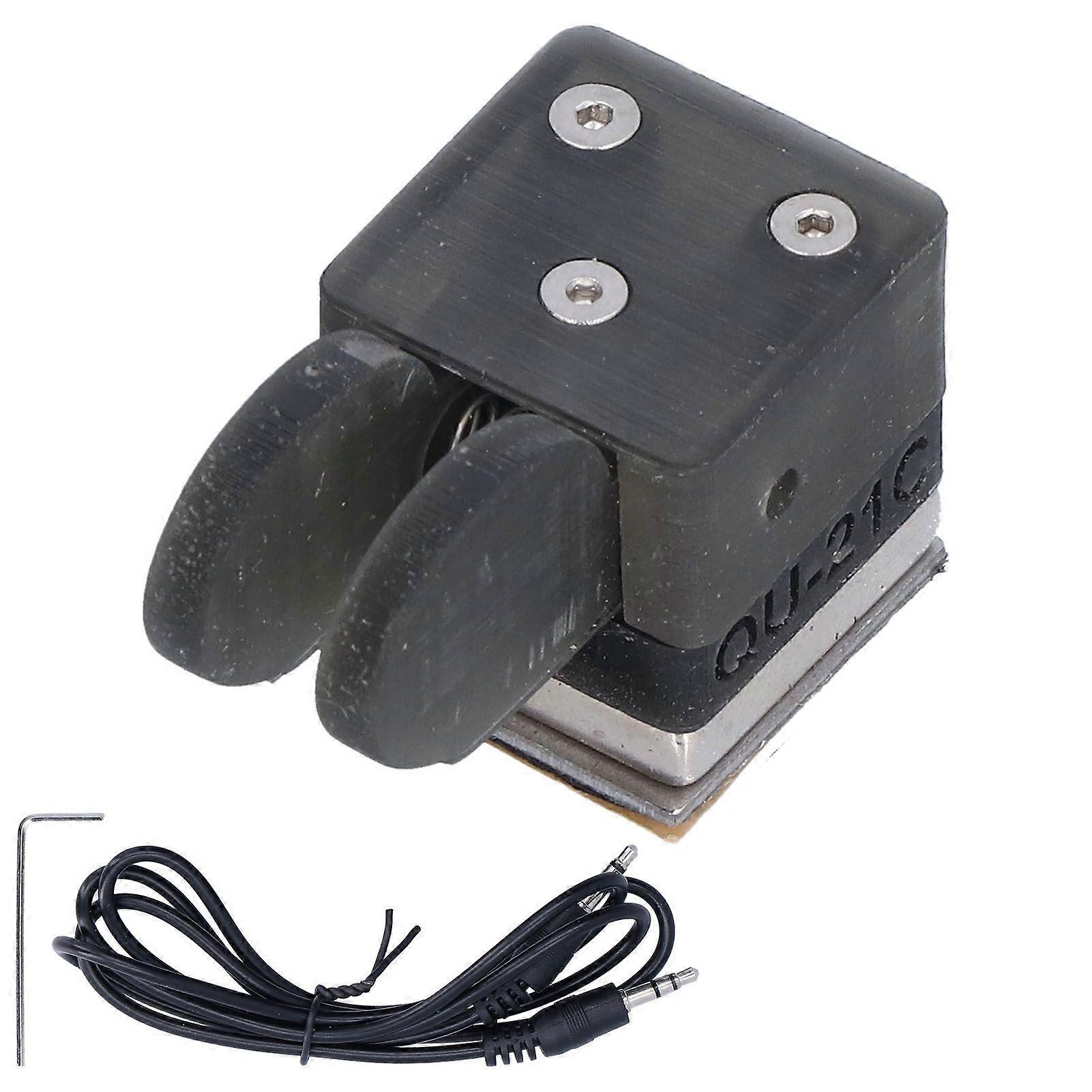 CW Key Dual Paddle Automatic Electric Magnetic Absorption for Shortwave Radio Morse Code