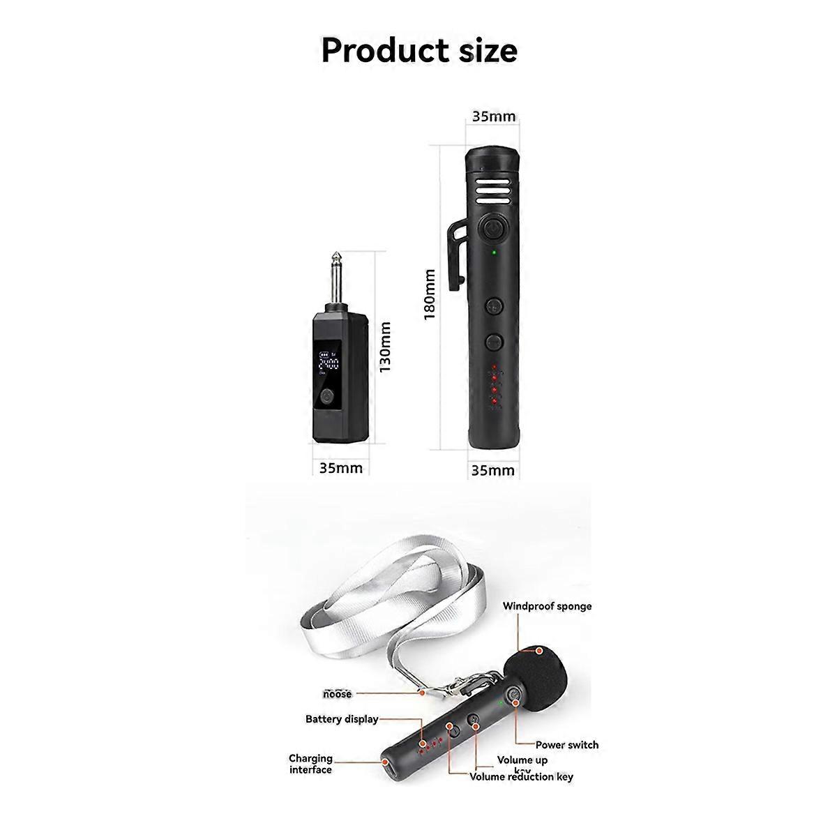 Microfono wireless appeso al collo Microfono didattico Wireless