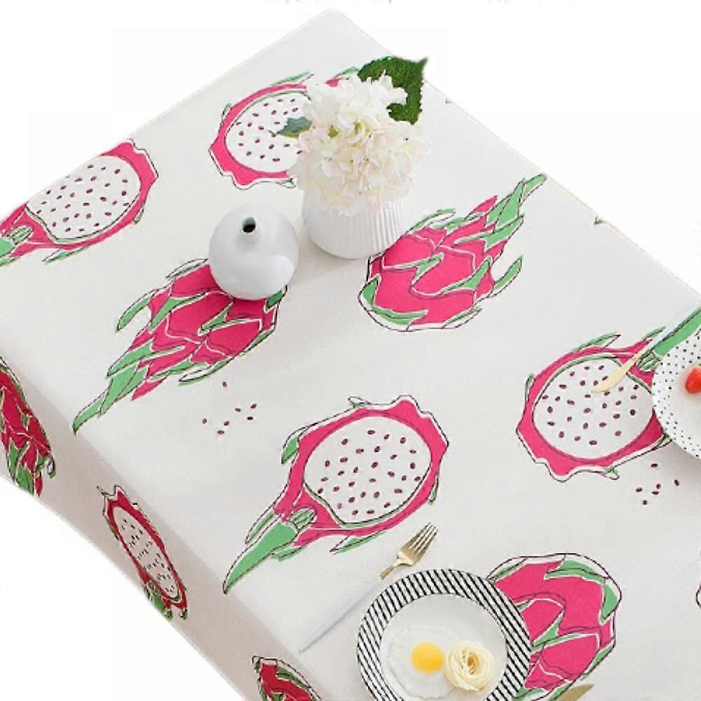 Tablecloth,Polyester Tablecloth,Summer Vivid Colors Pattern Printed Washable Table Cloth Cover,for Buffet Table, Parties, Holiday Dinner(78inche)