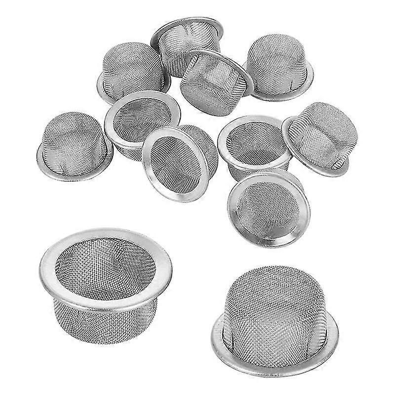 50PCS Mini Stainless Metal Reusable Filters