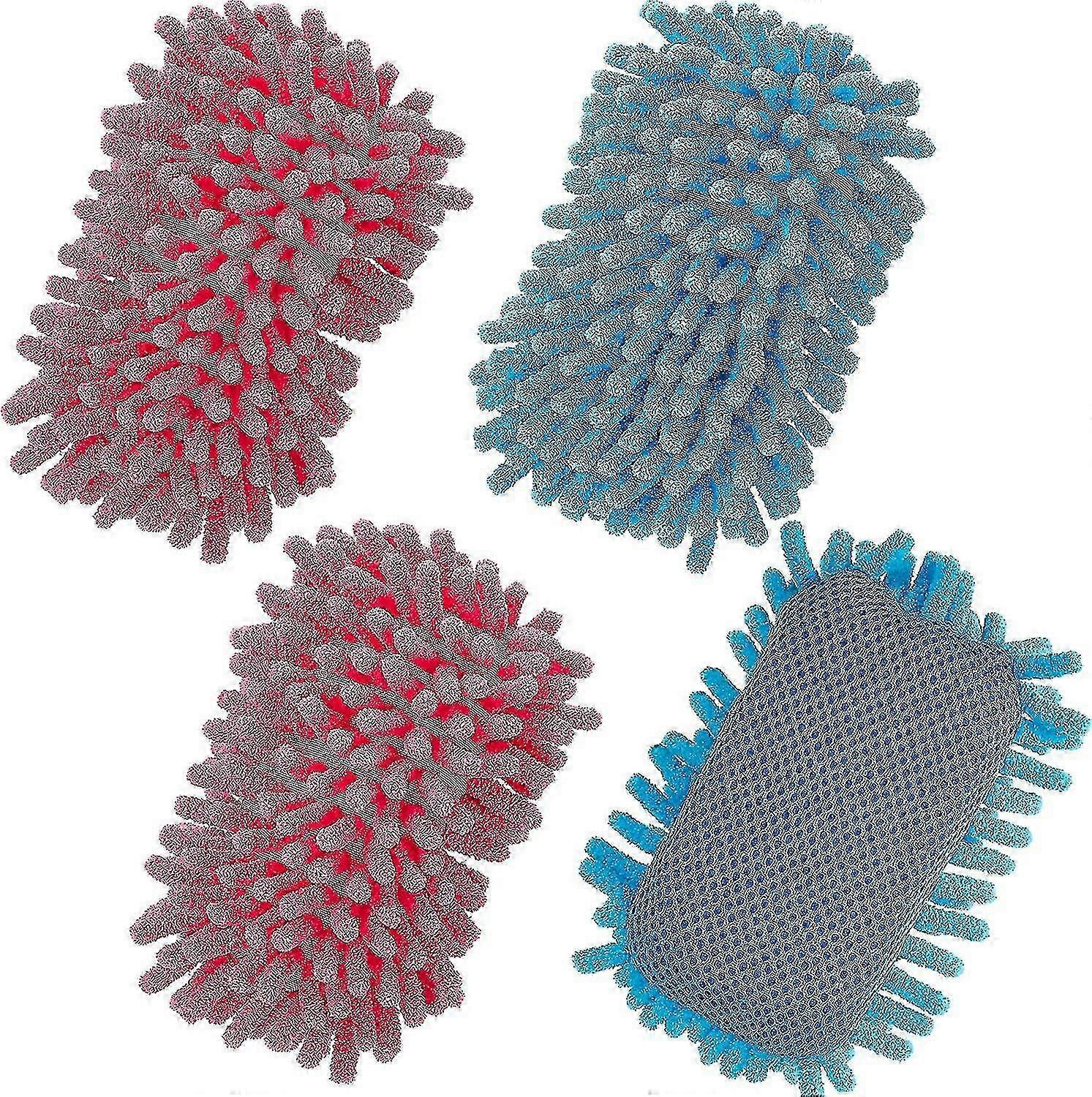 Tableau effaçable à sec en microfibre lavable 4 pièces avec gommes