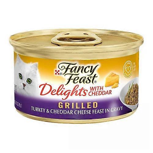 Purina Fancy Feast Delights Turkey And Cheese Cat, 3 Oz (Case Of 24)