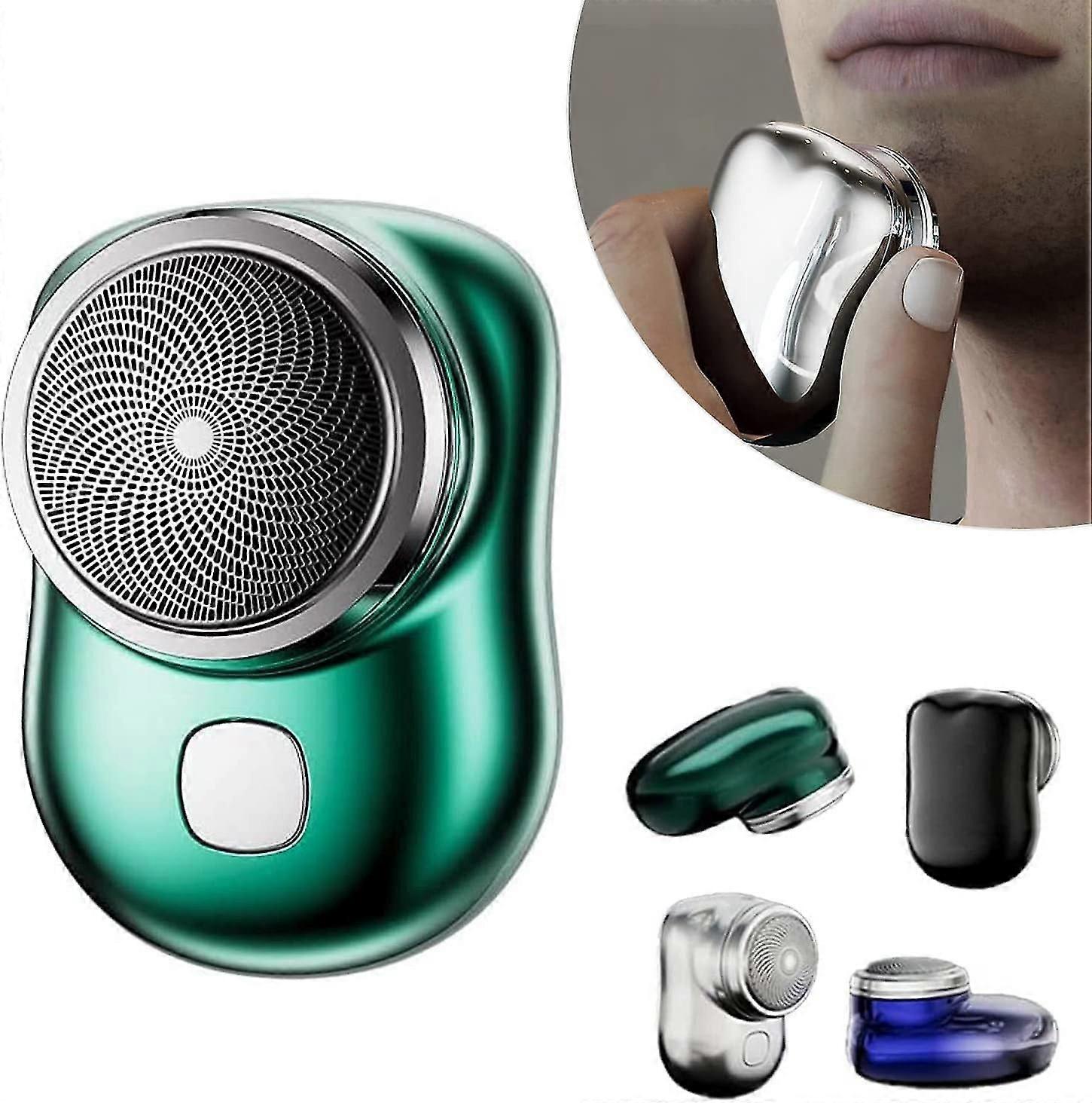 New Powerful Men's Shaver, Portable Mini Electric Shaver, Usb Magic Mini Electric Shaver For Men, Easy One-button Operation, Suitable For Home, Car, T