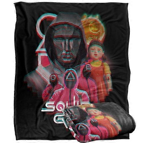 Squid Game Group Shot Front Man Blanket