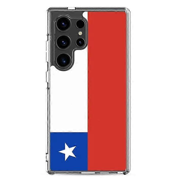 Phone Case - PIXELFORMA - Samsung Galaxy S22 Plus - Chile Flag - Transparent Plastic - Flexible