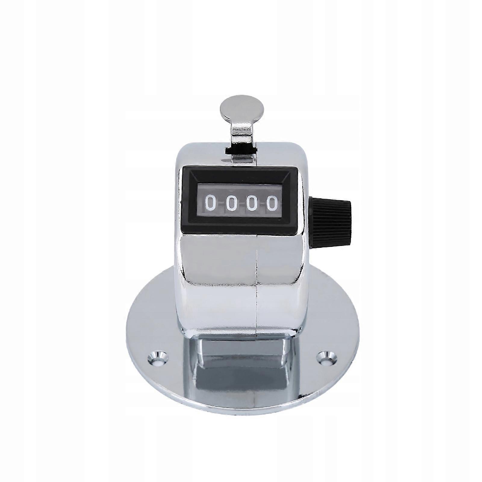 Mini Metal 4-digit Manual Clicker Mechanical Counter