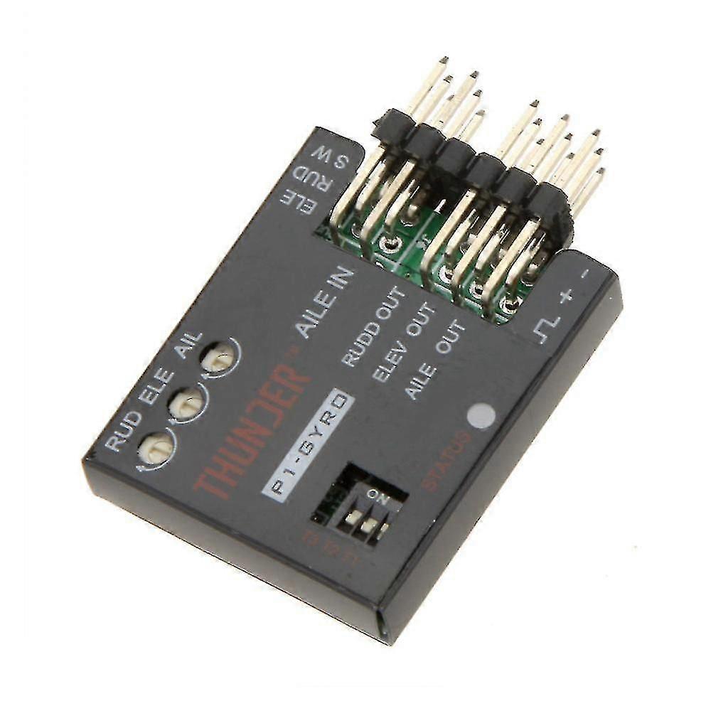 P1-gyro 3-axlig flygkontrollstabilisatorsystem Gyro för fast vinge svart