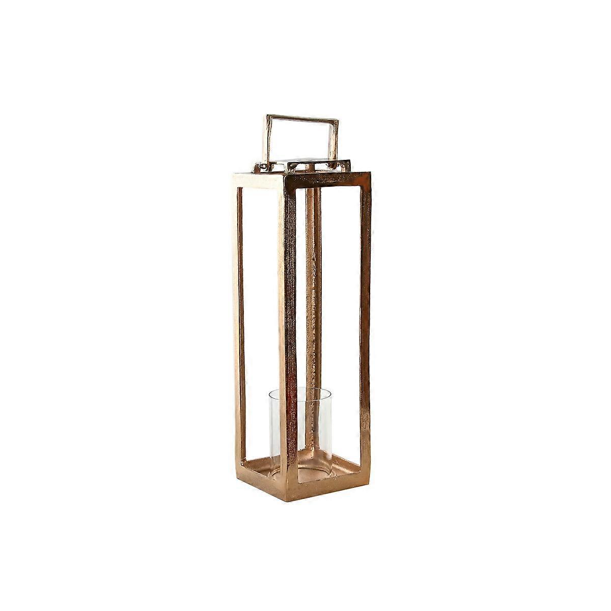 Lantern Home ESPRIT Gold Aluminium Crystal Modern 20 x 20 x 74 cm