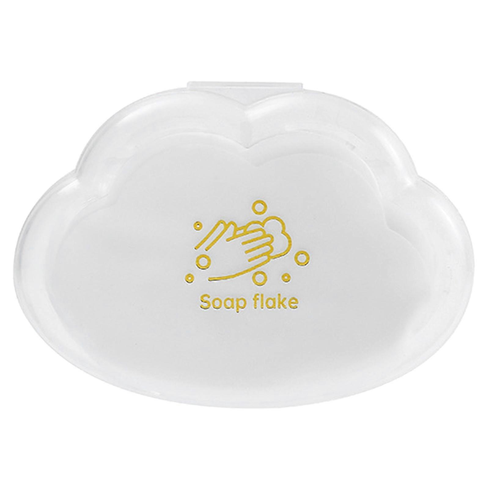 50Pieces Quality Soap Paper Cartoon Cloud Shaped Soap Tablets for Traveling Gentle and Effective Hand Cleansing Solution White