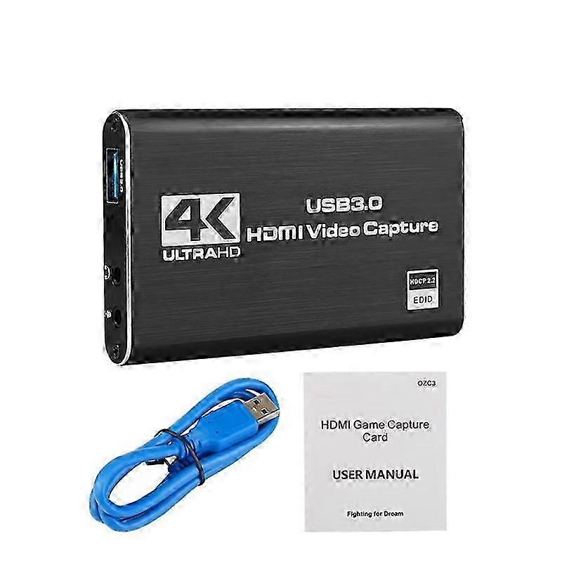 HDMI video capture card 4K screen recording USB3.0 1080P 60FPS game capture