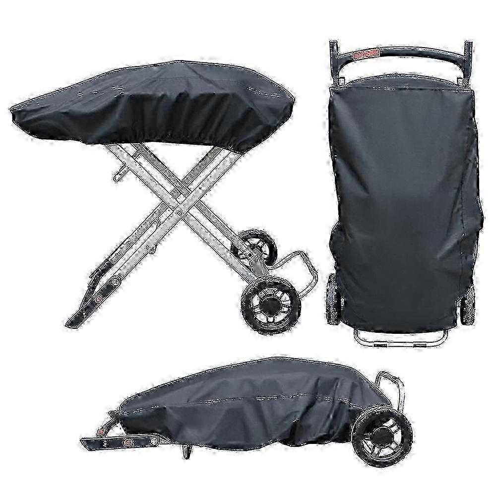 غطاء شواية غاز محمول Weber Traveler 210D للشواء مقاوم للماء شديد التحمل 101x49x25 سم