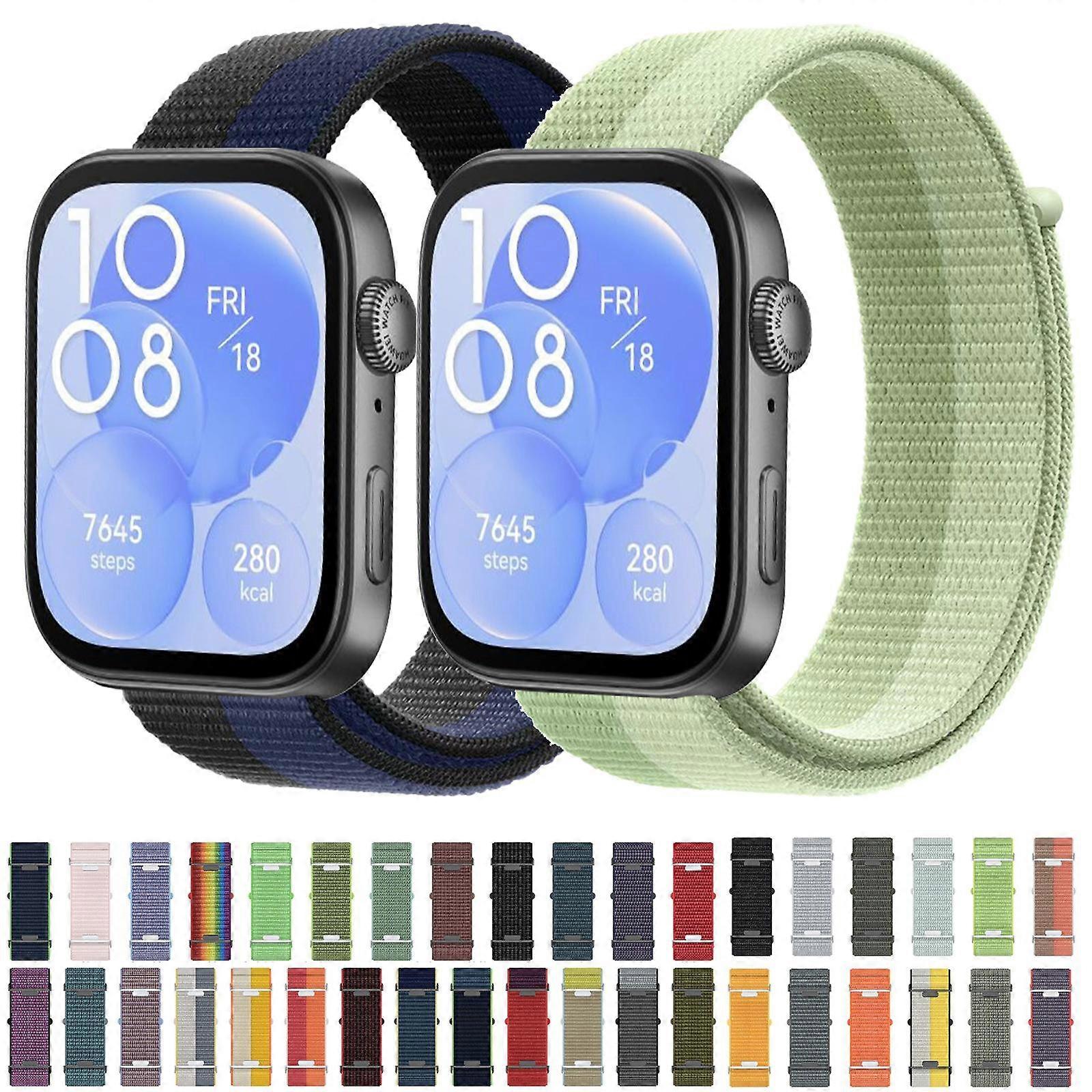 Nylon Loop Hook and Loop Fastener Watch Band