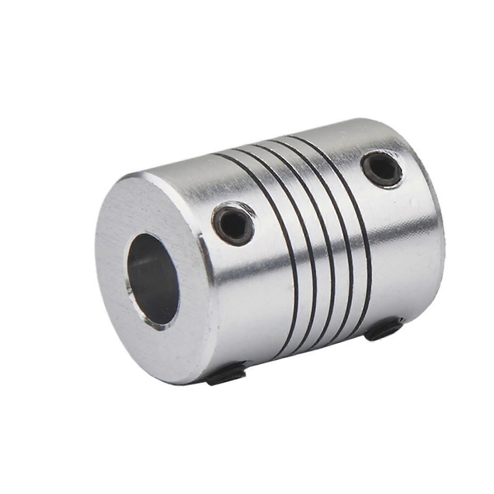 Flexible Coupling 19x25mm for Stepper Motors, Jaw Coupling with Screw Clamp, Compatible with 5mm to 10mm Shafts