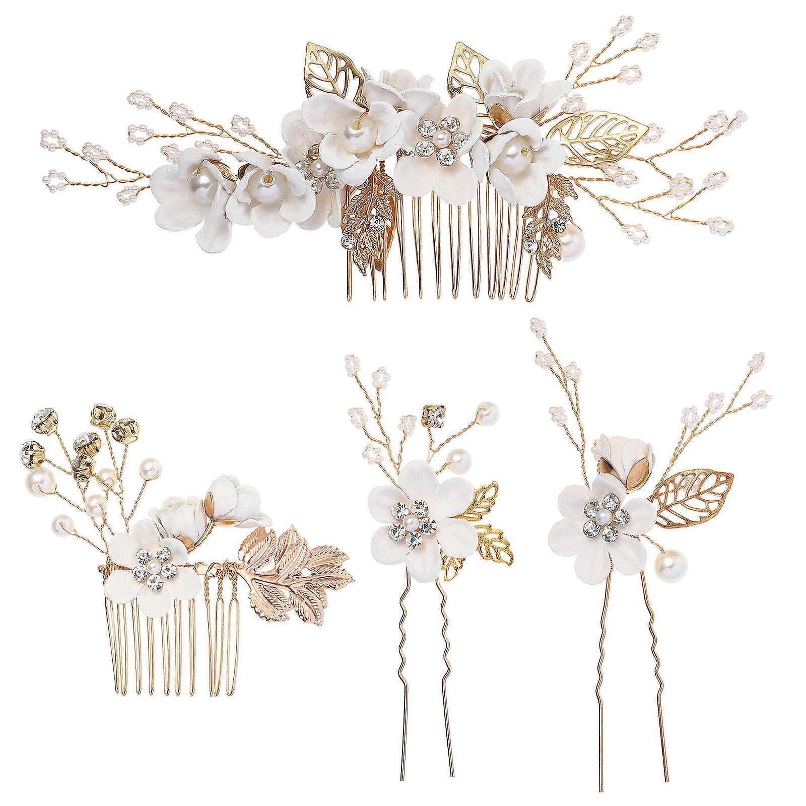 Versatile Hair Side Combs Set, Comfortable and Secure for Wear