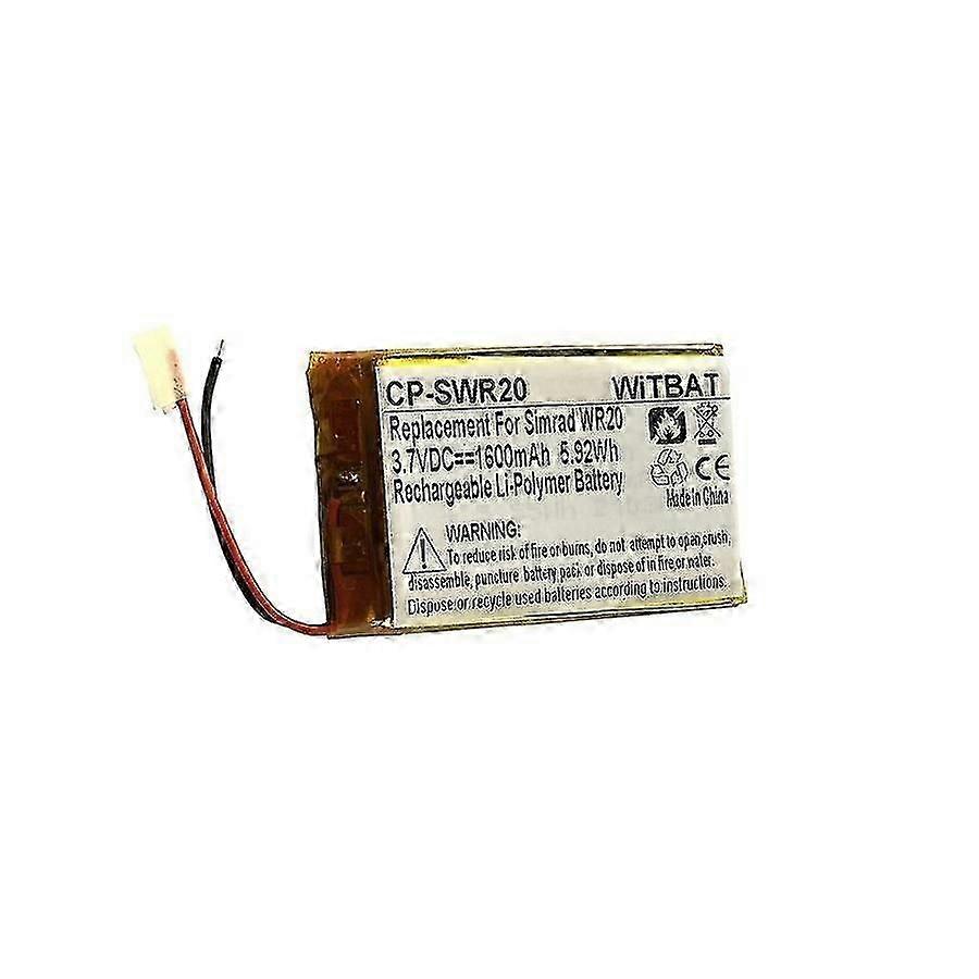Xjsuitable For Simrad Wr20 Remote Control Battery