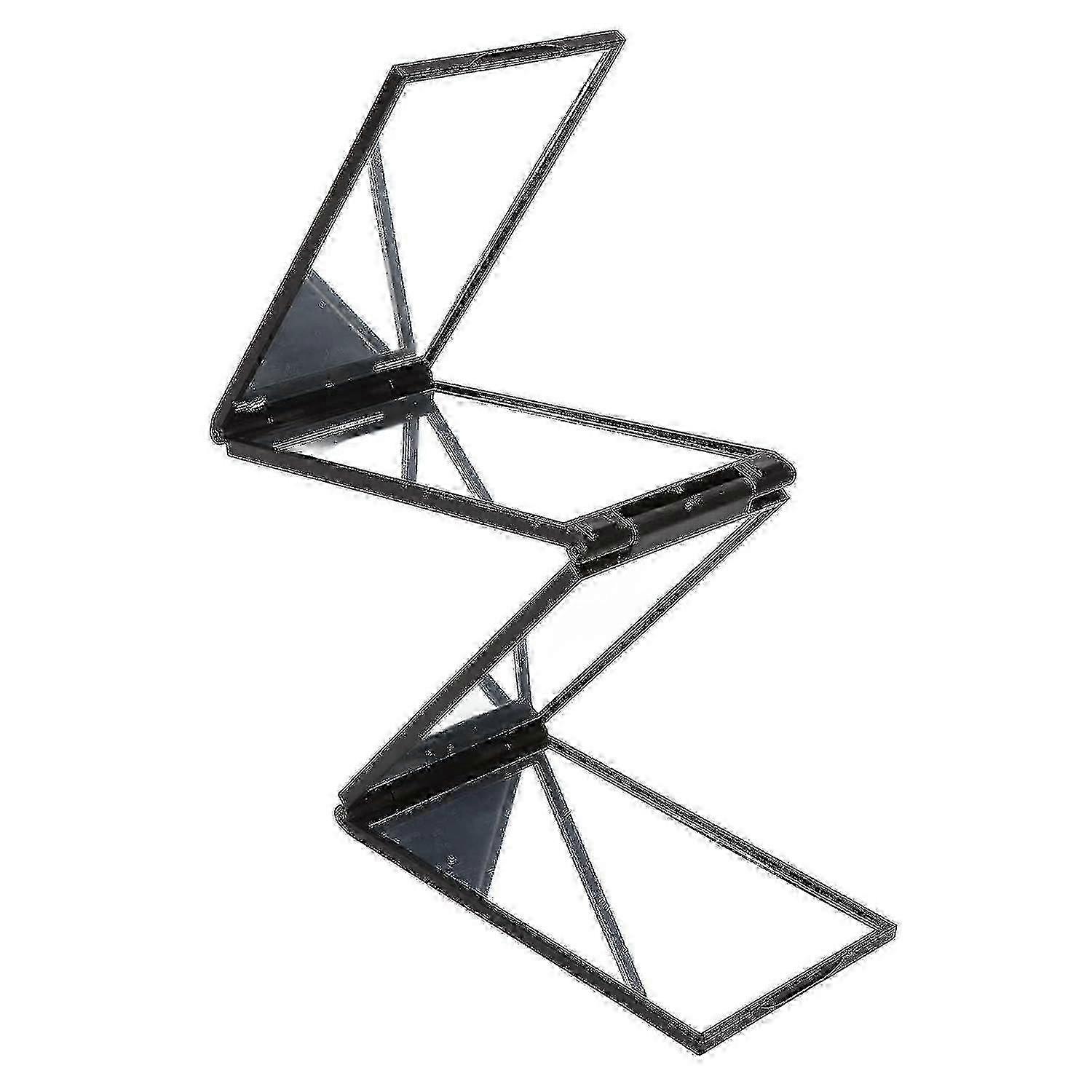 360° Rotating 4-Way Trifold Mirror for Self Haircut, Handheld Desktop Portable Styling Tool