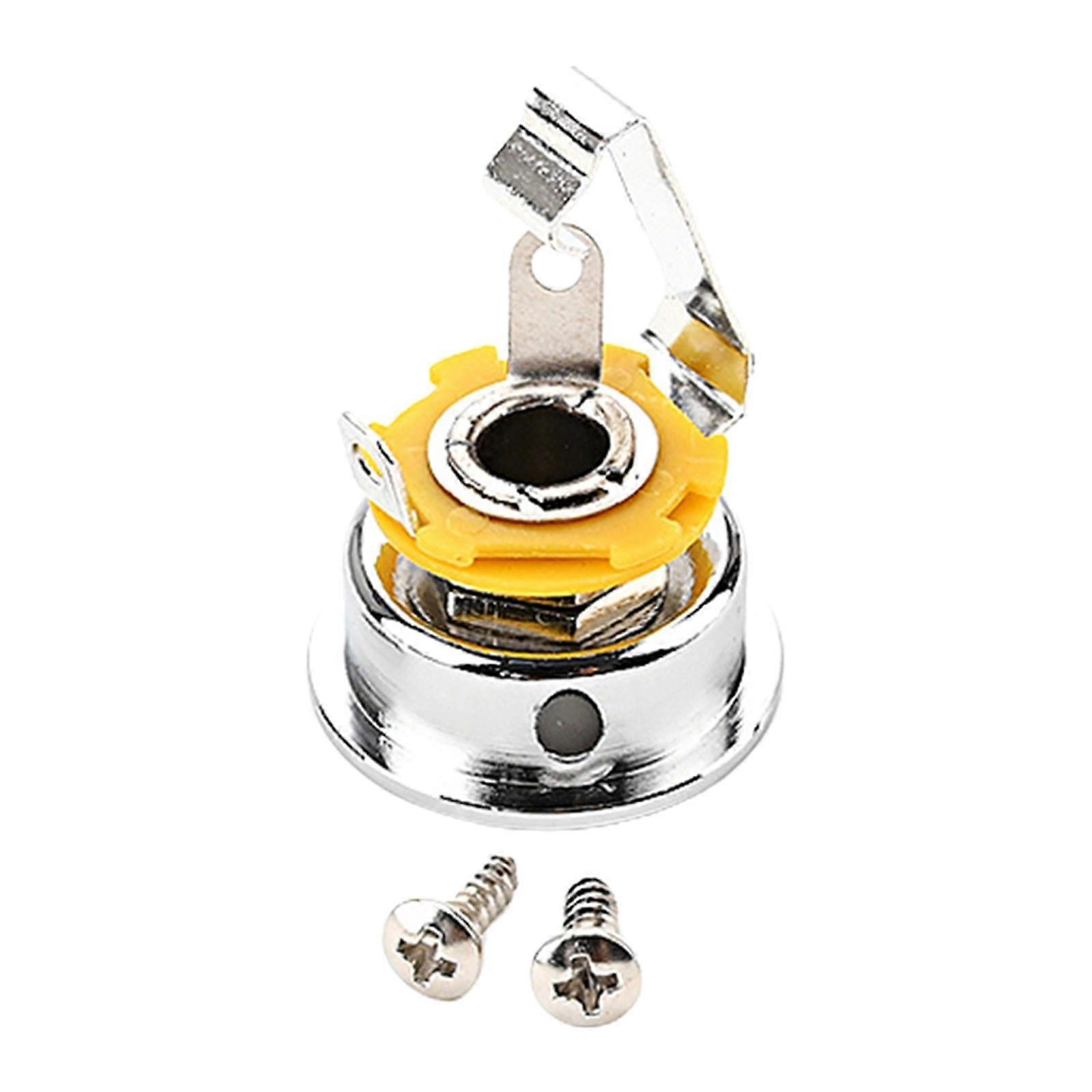 Mono Input Jack Plug Socket Female Connector Panel Mount for Electric Guitar