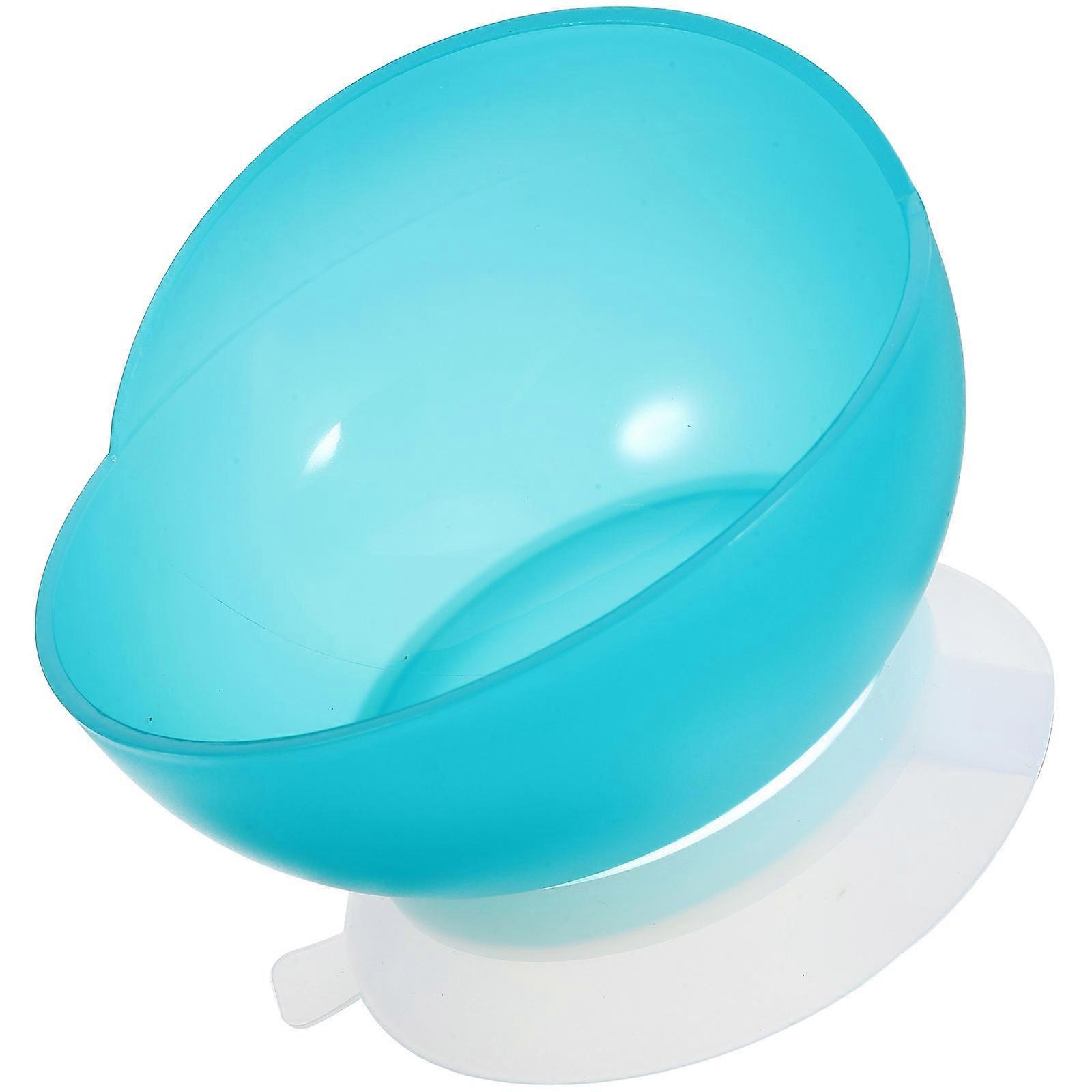 Suction Base Scoop Bowl for Elderly, Non Slip Adaptive Feeding Dish with Spill Resistant Design, Easy Clean Up for Seniors and Disabled Adults