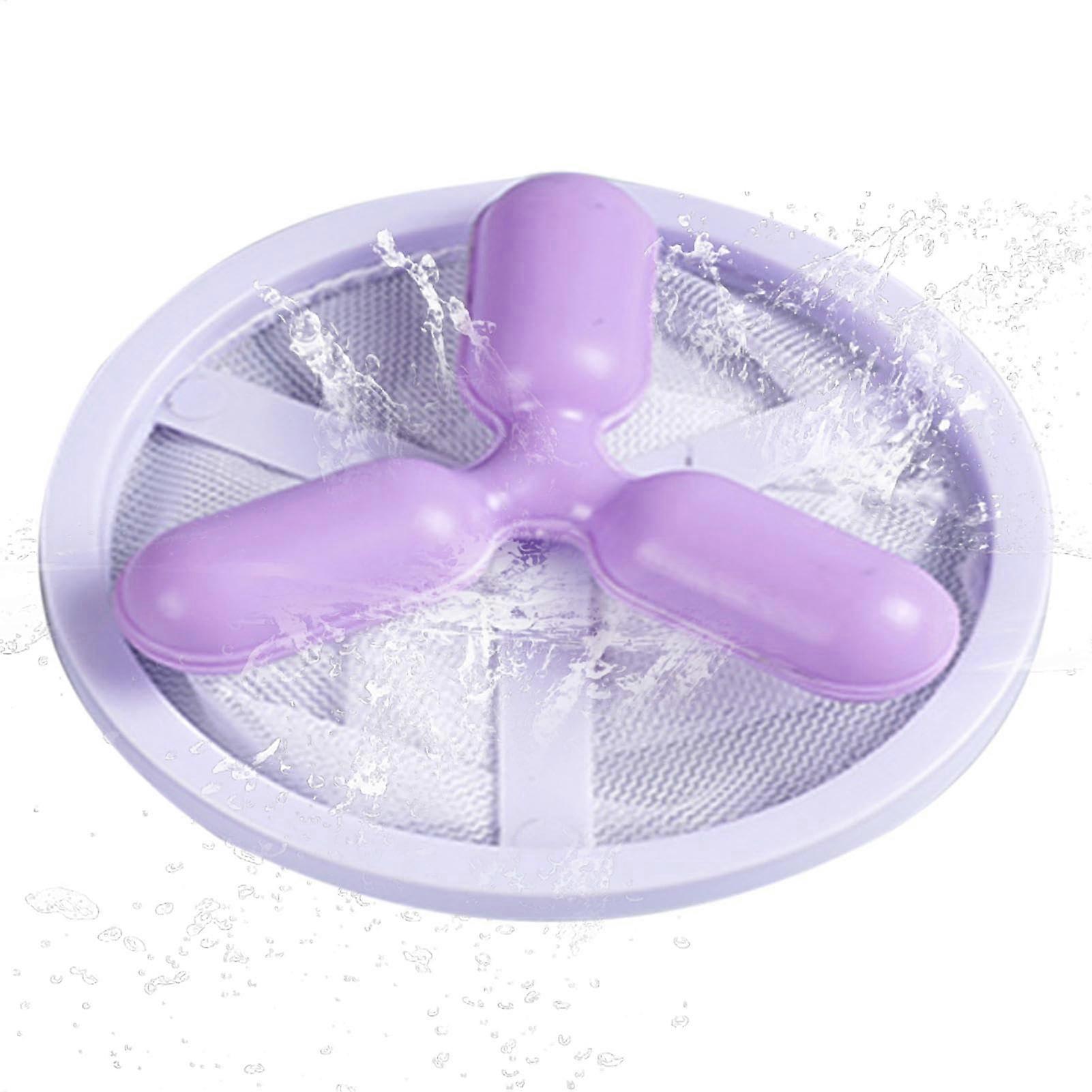 Pet Hair Catcher Washing Machine Filter Bag - Portable Lint Catcher for Home, Kitchen, Bathroom Laundry - Purple Color