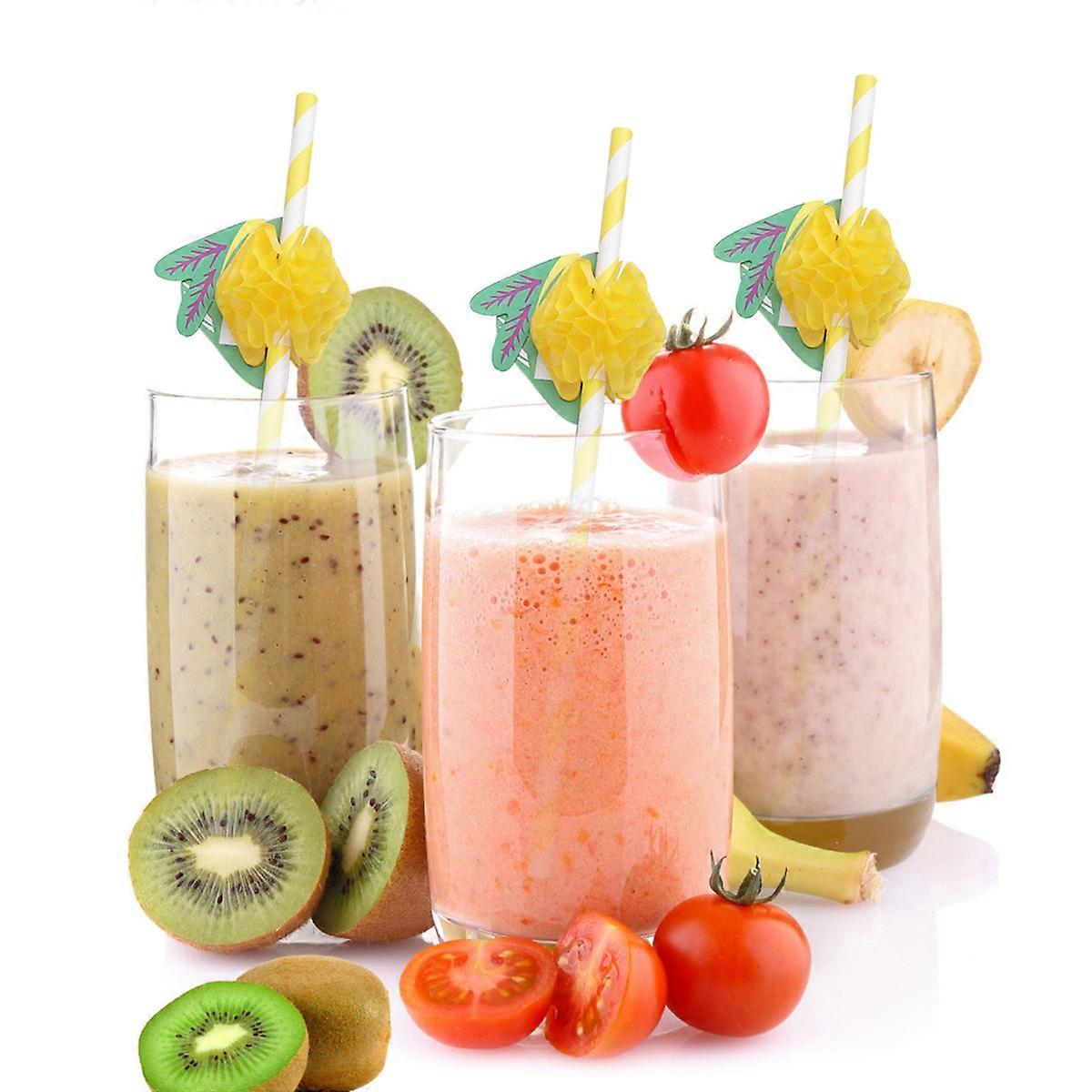 Paper Drinking for Smoothies and Cold Drinks