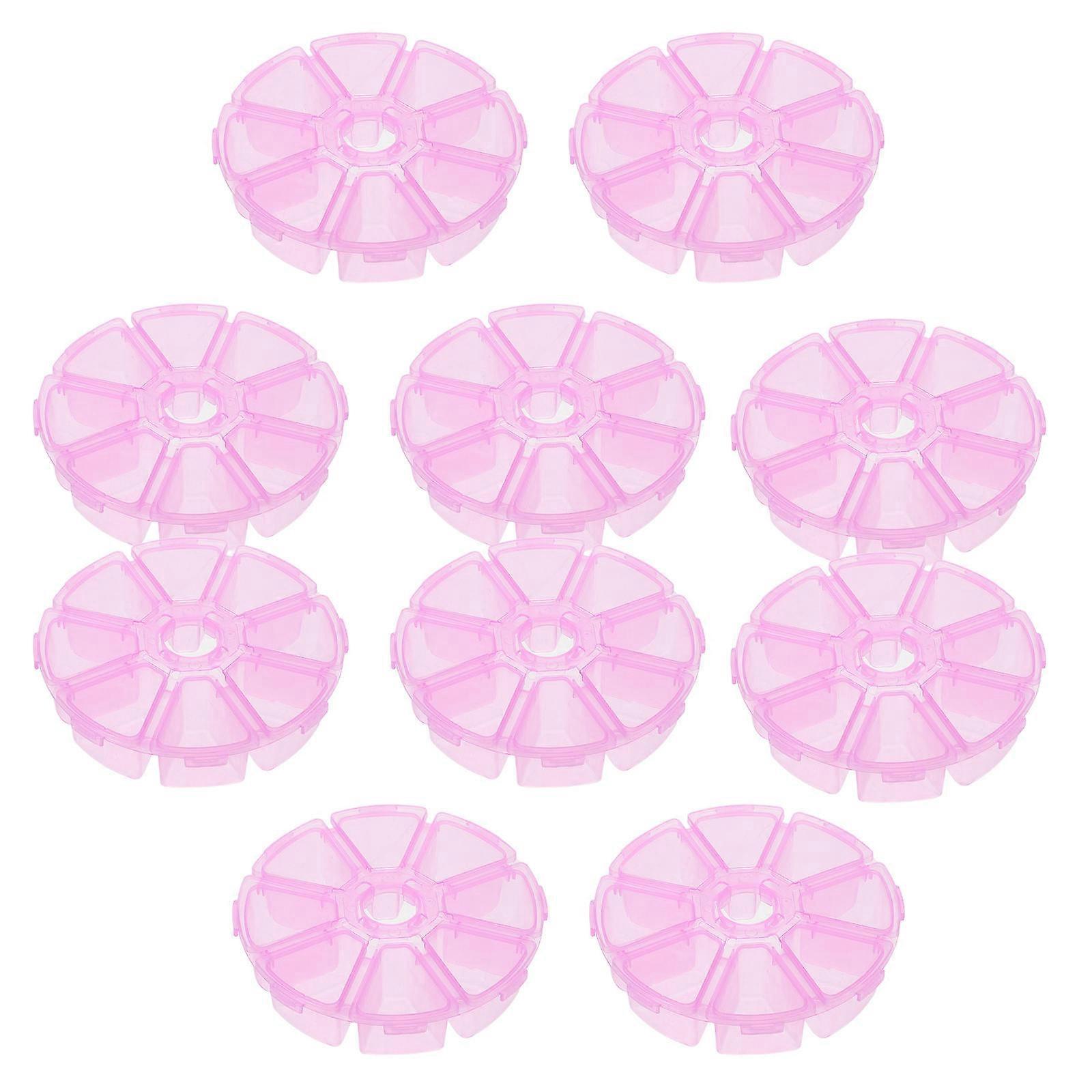 Compact Box, Clear Organizer for Earrings Rhinestones and Other Tiny Objects