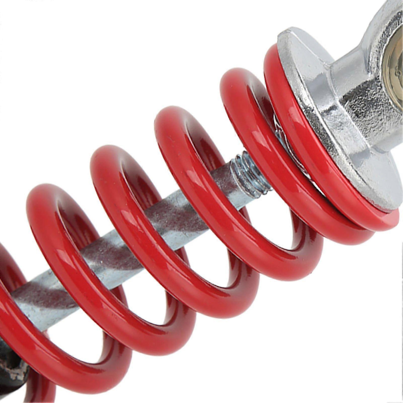 250mm/9.8in Motorcycle Shock Absorber with Red Spring Universal for 50cc‑125cc Dirt Pit Bike ATV Go Kart