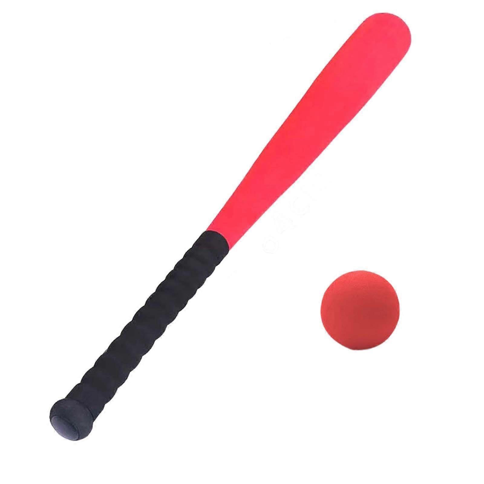 Kids Baseball Bat and Ball Set Foam Bat Soft Baseball Bat Kids Baseball Set for Teaching Exercise in Red