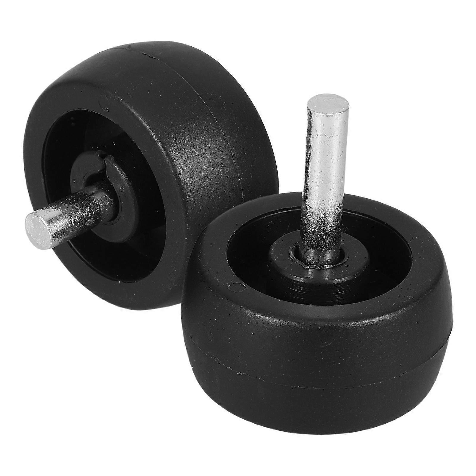 Fillable Patio Umbrella Base Wheels Black 4.50X4.50X2.30CM Mobility Enhancement 2Pcs
