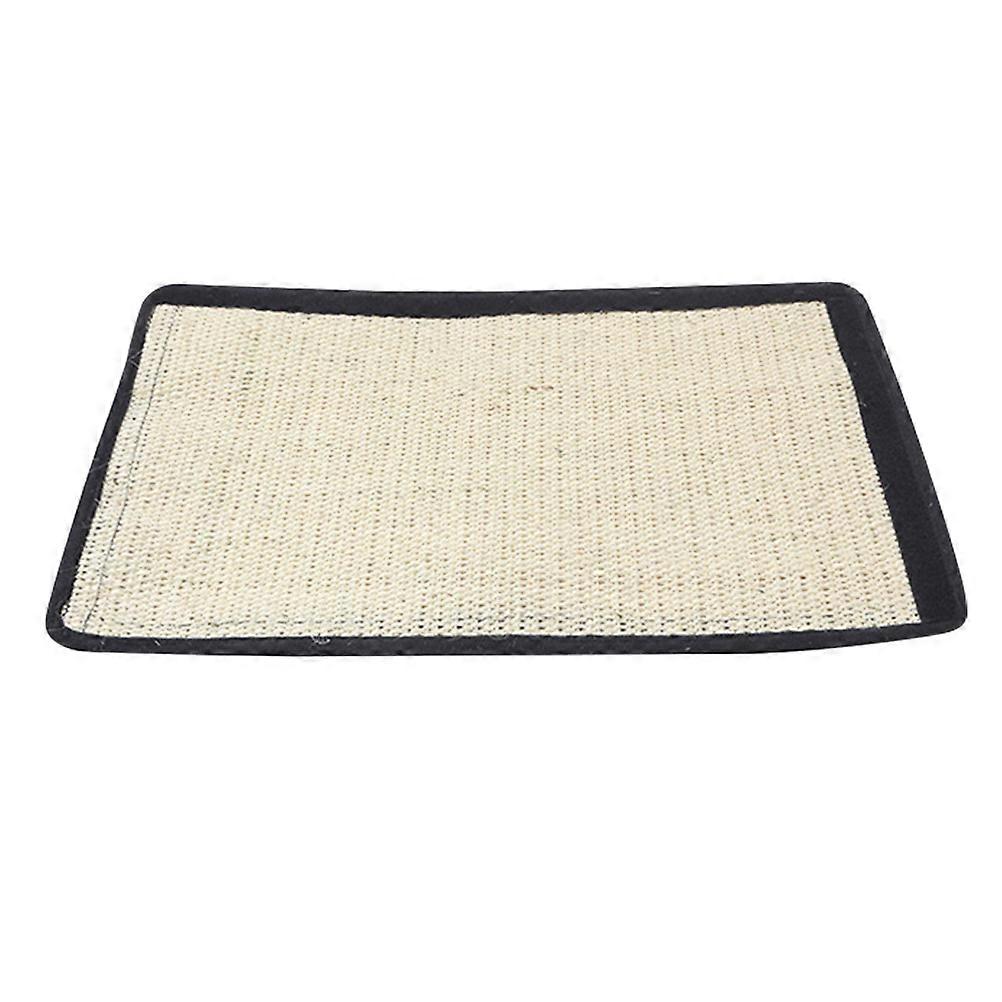 Cat Scratching Board Sisal Rectangle Shape Indoor Use Furniture Protector 1Set