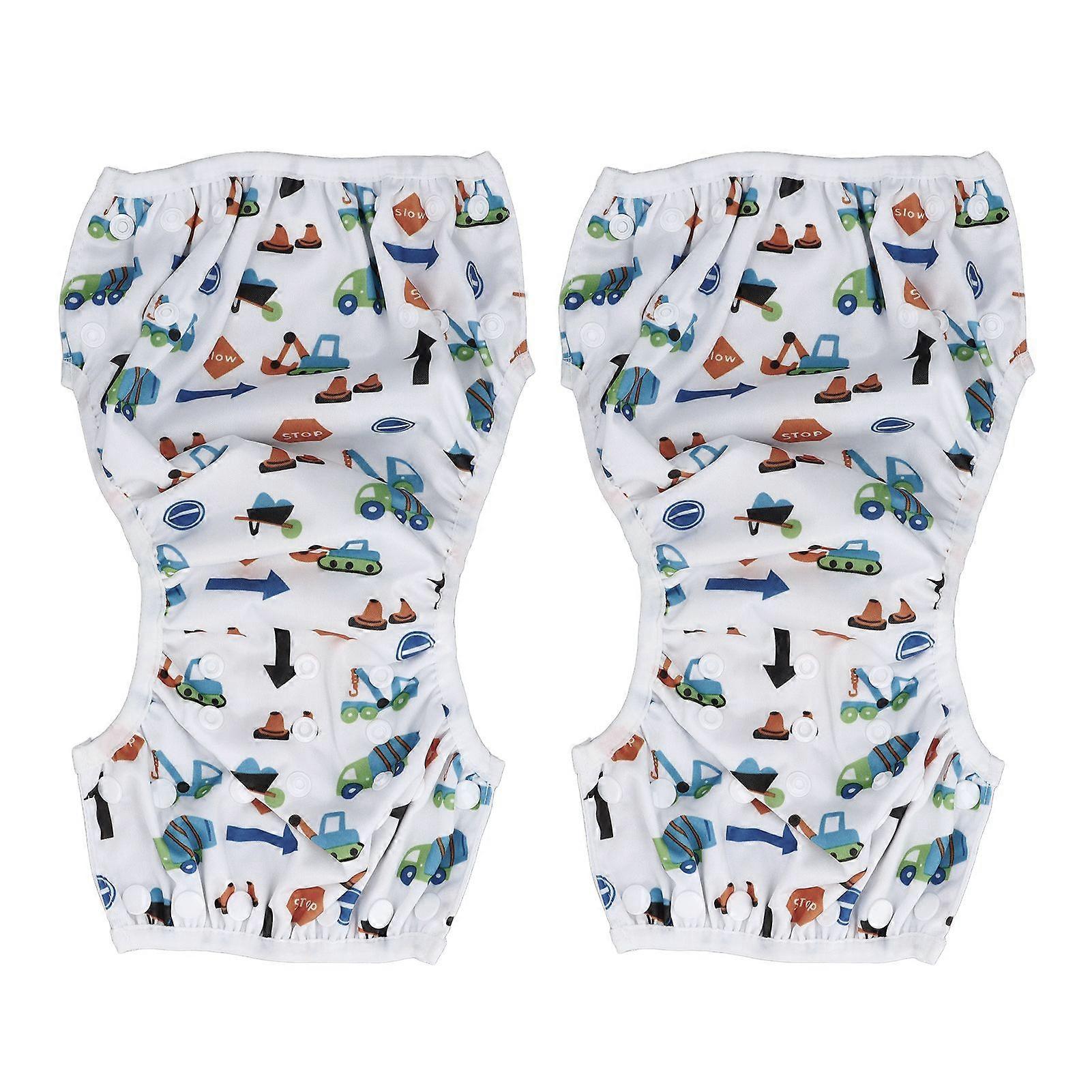 2025 Latest Model 2PCS Baby Swim Diapers Soft Breathable Waterproof Adjustable...