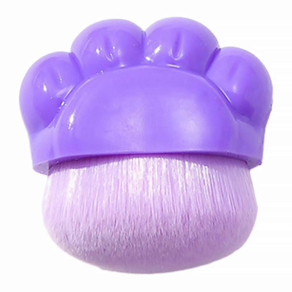Cat Claw Shape Makeup Brush Portable Blush & Foundation Brush with Soft Bristles for Seamless Application, Lightweight & Travel Friendly