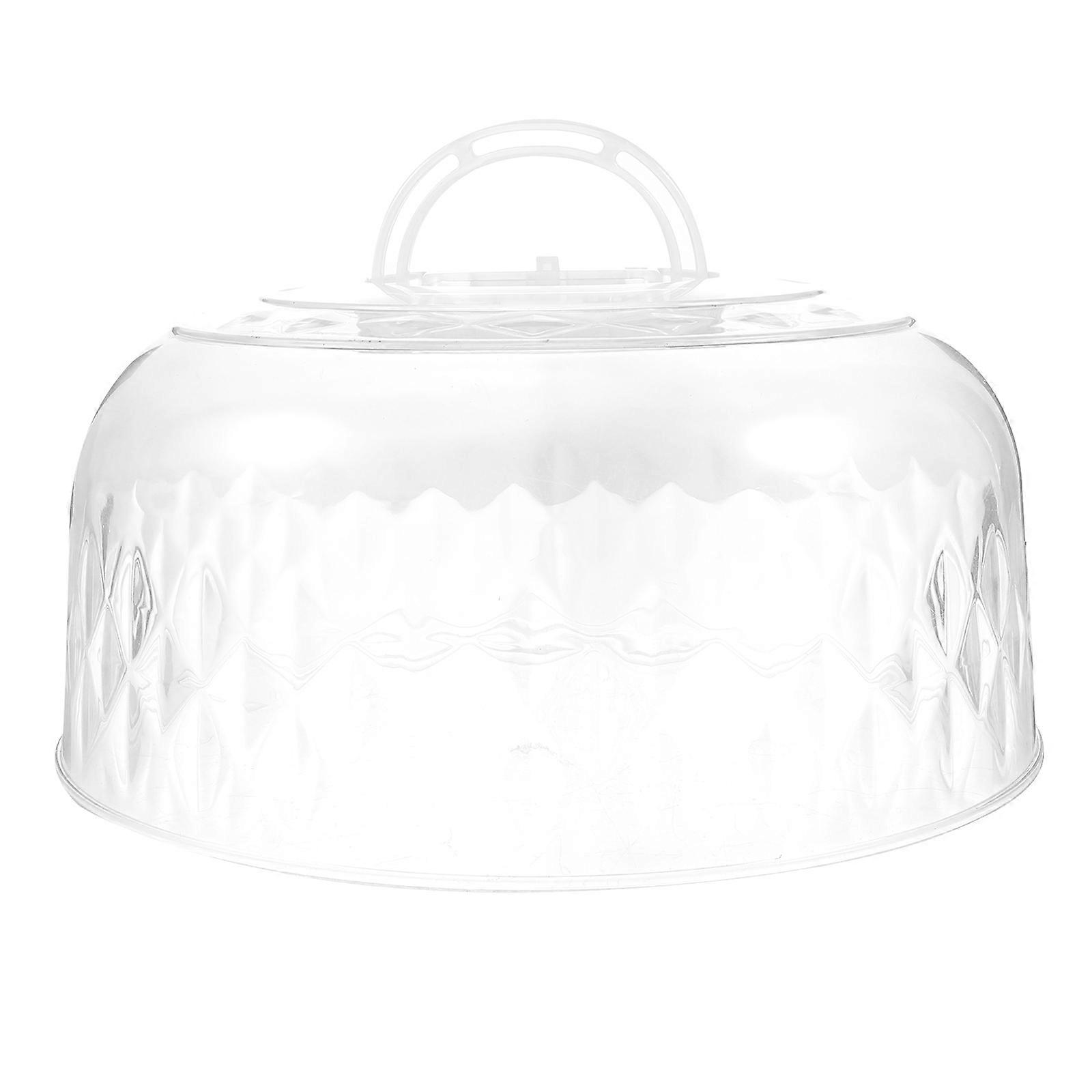 Cake Plate Cover Practical Design Hotel Use Small Size Food Fresh-Keeping 1Pc