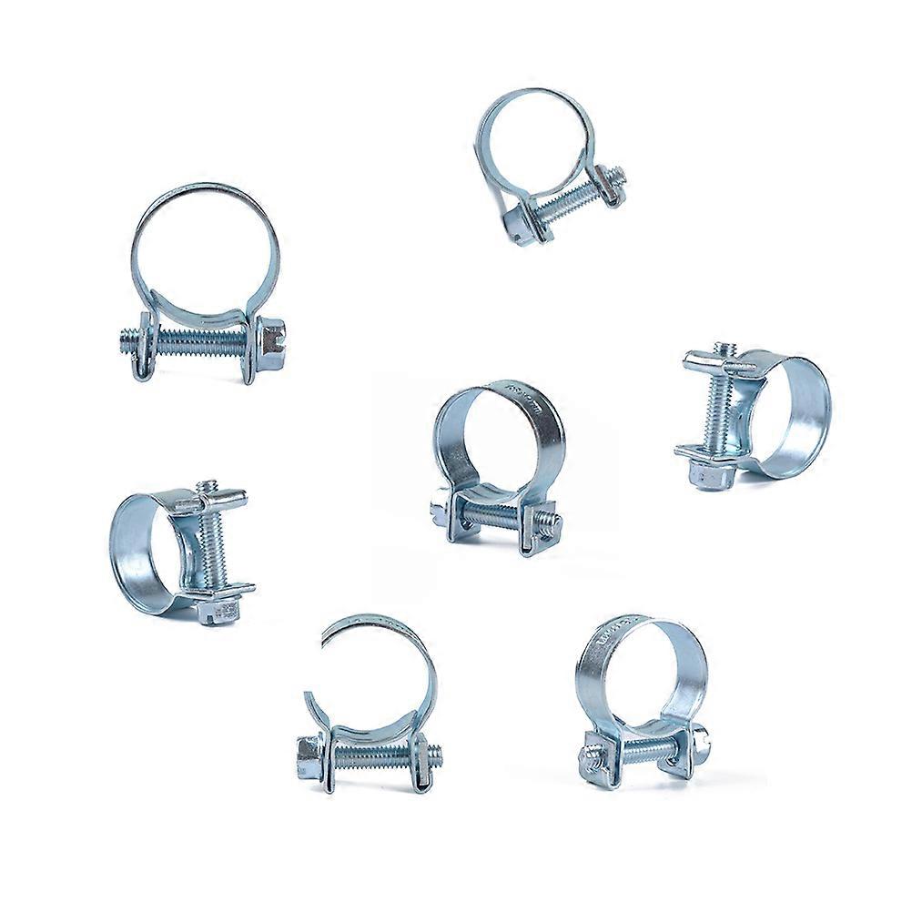 Automobile Hose Clamps Stainless Steel For Mechanical Use Coolant Hose 60Pieces